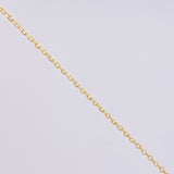 Set Cadena y Dije Aro Seguido + Dije Corazon 0.95gr / 45cm / 0.6mm Oro Amarillo 18K (Oferta)