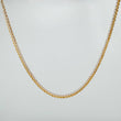 Cadena Franco 5.05 g / 60 cm / 1.57 mm Dos Oros Amarillo Blanco 18K