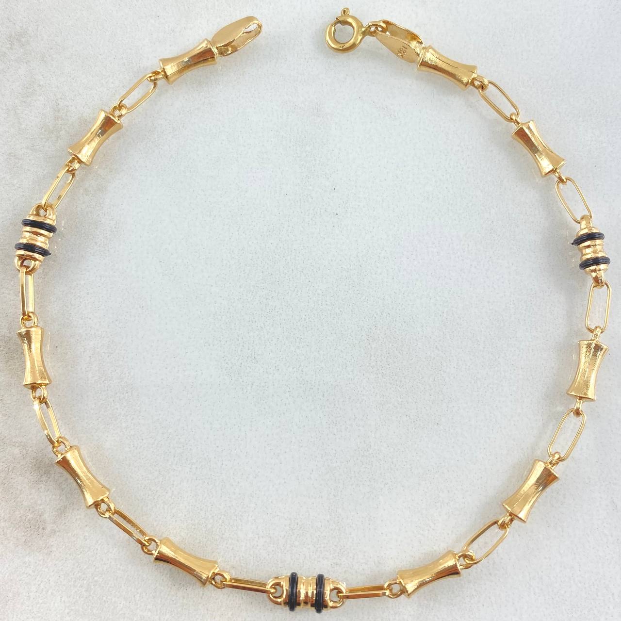 Pulso Rustico 3x1 Reloj de Arena 3.15gr / 20.8cm / Oro 18K ©
