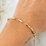 Pulso Rustico 3x1 Reloj de Arena 3.15gr / 20.8cm / Oro 18K ©