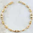 Pulso Rustico 3x1 4gr / 20.9cm / Oro 18K ©