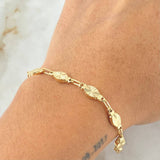 Pulso Rustico 4.8gr / 20.6cm / Oro 18K ©
