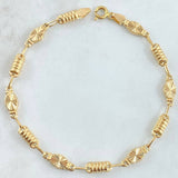 Pulso Rustico Cilindro 4.8gr / 20.8cm / Oro 18K ©