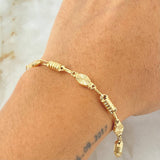 Pulso Rustico Cilindro 4.8gr / 20.8cm / Oro 18K ©