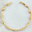 Pulso Rustico Rombos 3.7gr / 18.5cm / Oro 18K ©