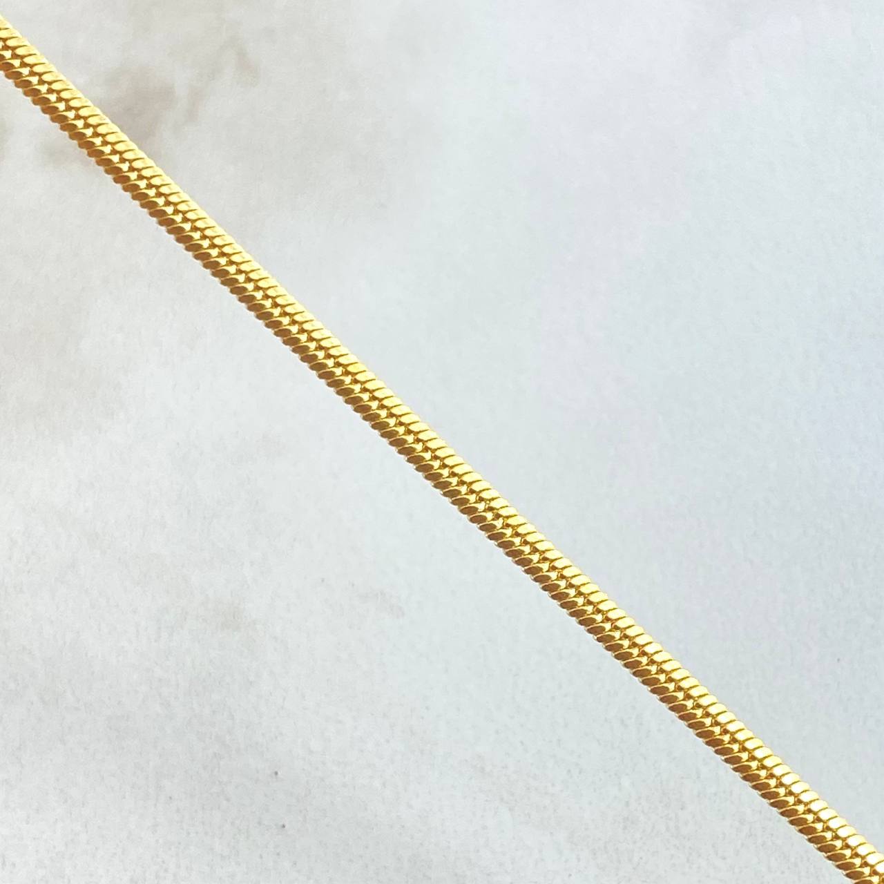 Cadena Serpiente 8.35gr / 45cm / 2.1mm Oro Amarillo +3 18K ©