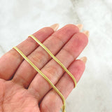 Cadena Serpiente 8.35gr / 45cm / 2.1mm Oro Amarillo +3 18K ©