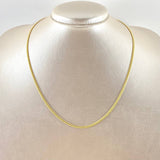 Cadena Serpiente 9.1gr / 45cm / 2.1mm Oro Amarillo +3 18K *