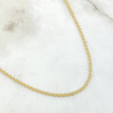 Cadena China 2.2gr / 50cm / +1 Oro 18K