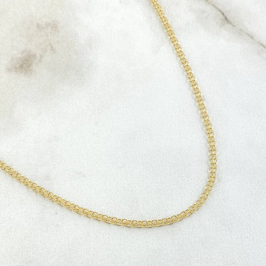 Cadena China 2.6gr / 60cm / +1 Oro 18K