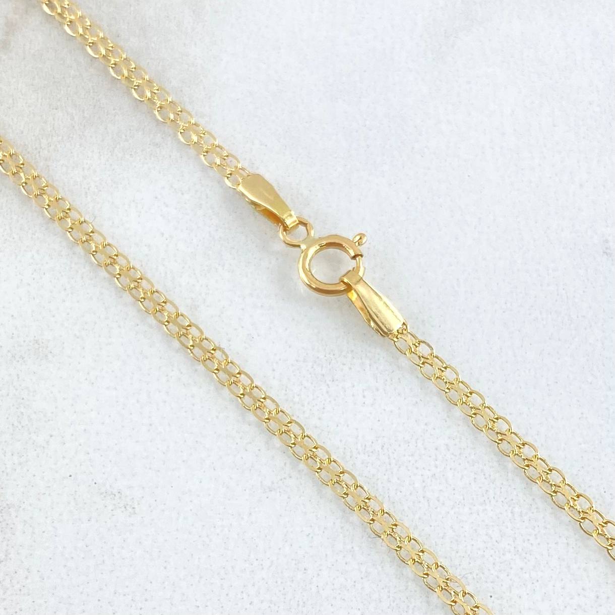 Cadena China 2.2gr / 50cm / +1 Oro 18K