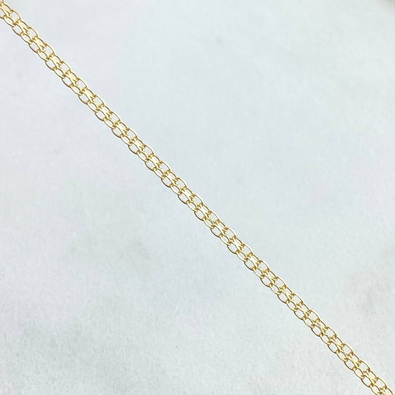 Cadena China 2.2gr / 50cm / +1 Oro 18K