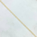 Cadena China 2.2gr / 50cm / +1 Oro 18K