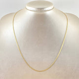 Cadena China 2.2gr / 50cm / +1 Oro 18K