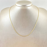 Cadena China 2gr / 45cm / +1 Oro 18K