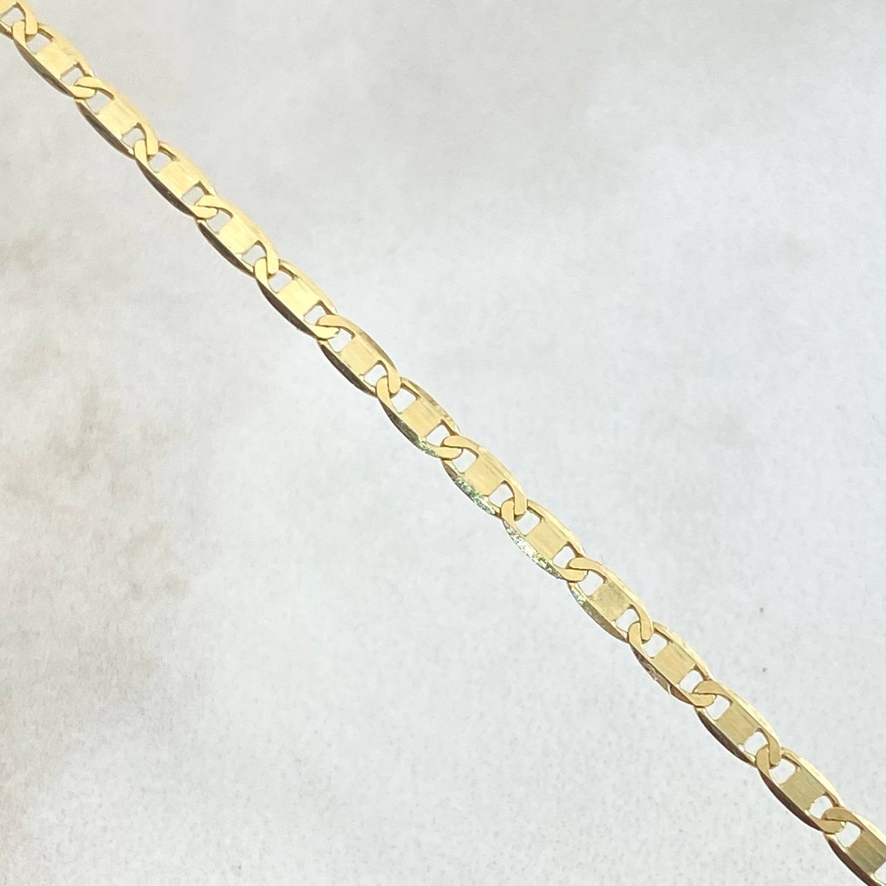 Cadena Plana 3.2gr / 60cm / +3 Oro 18K
