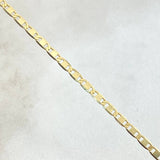 Cadena Plana 3.2gr / 60cm / +3 Oro 18K