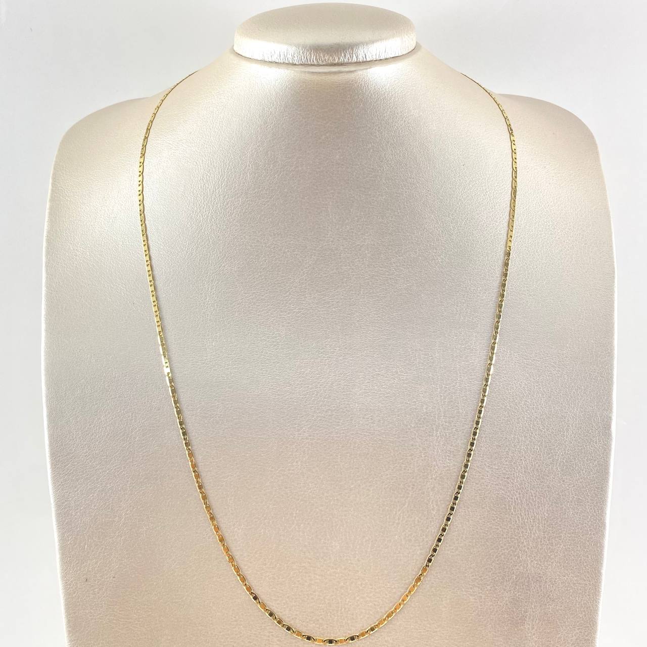 Cadena Plana 3.2gr / 60cm / +3 Oro 18K
