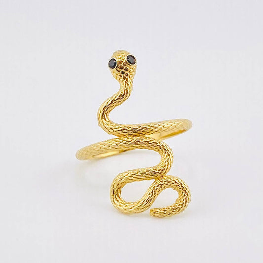 Anillo Serpiente 2.65gr / T6 3/4 / Oro Amarillo 18K