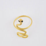 Anillo Serpiente 2.65gr / T6 3/4 / Oro Amarillo 18K
