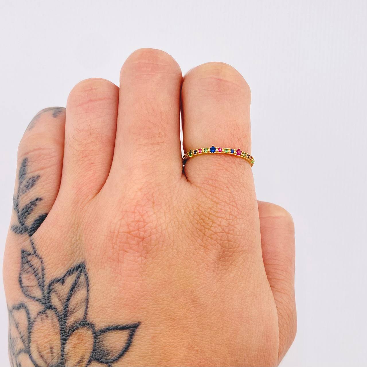 Anillo Churumbela 1gr / T5 3/4 / Oro Amarillo 18K