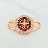 Herraje Ruleta 3.7 g / 2.7 cm Oro Rosa 18K
