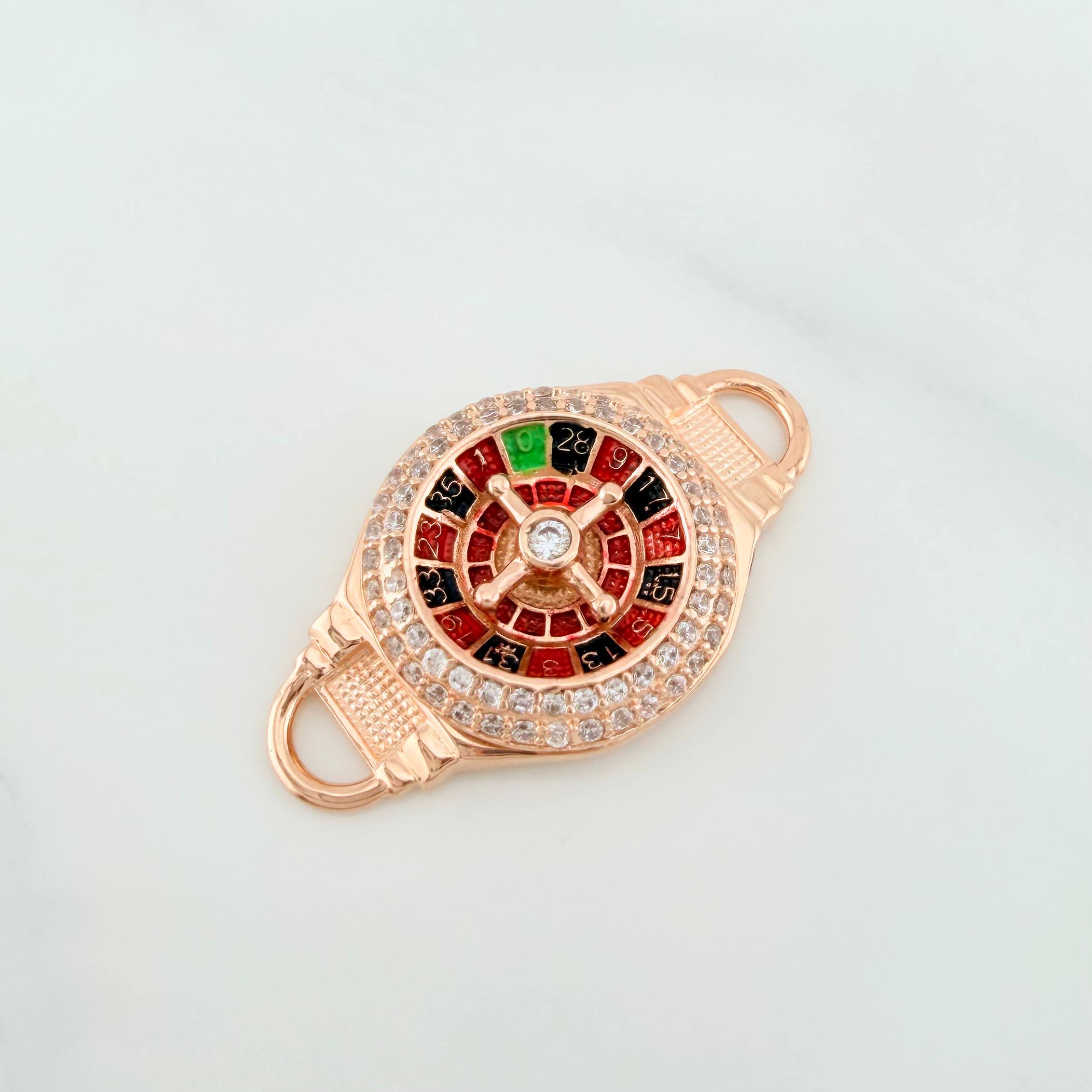 Herraje Ruleta 3.7 g / 2.7 cm Oro Rosa 18K