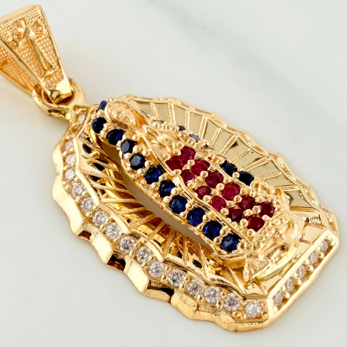 Dije Virgen Guadalupe 2.8 g / 3 cm Oro Amarillo 18K