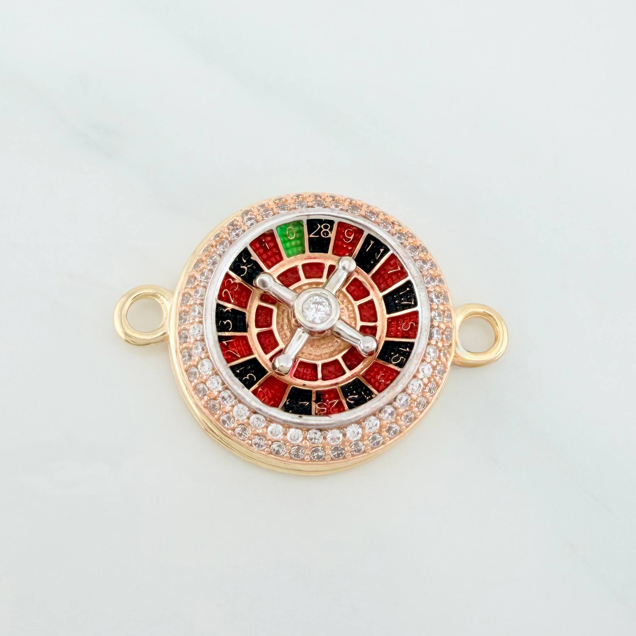 Herraje Ruleta 5.55 g / 2.7 cm Tres Oros 18K