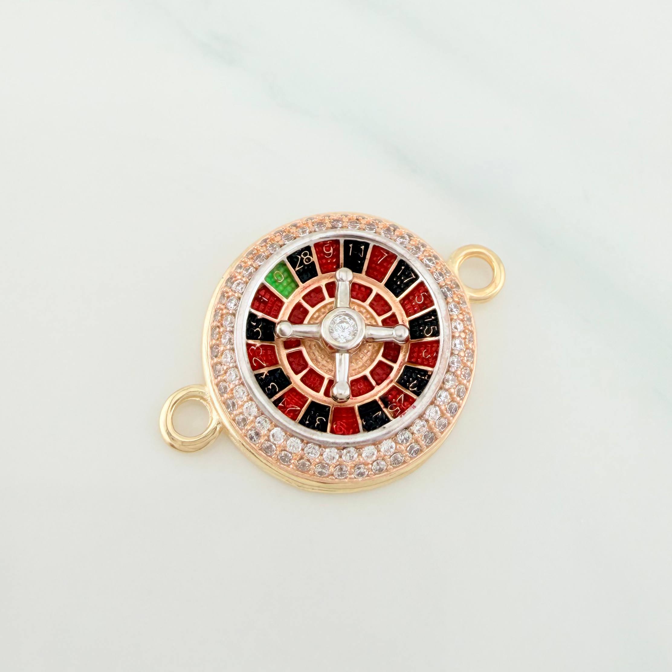 Herraje Ruleta 5.55 g / 2.7 cm Tres Oros 18K