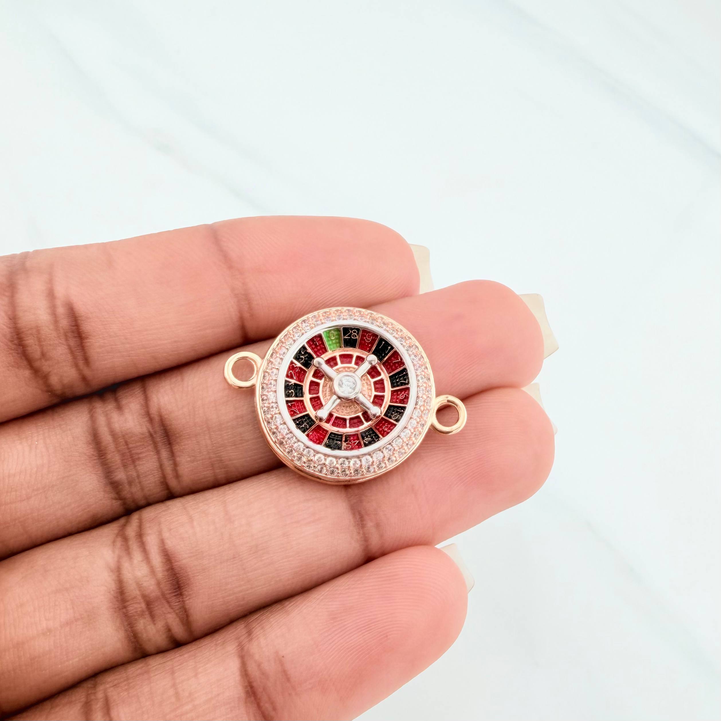 Herraje Ruleta 5.55 g / 2.7 cm Tres Oros 18K