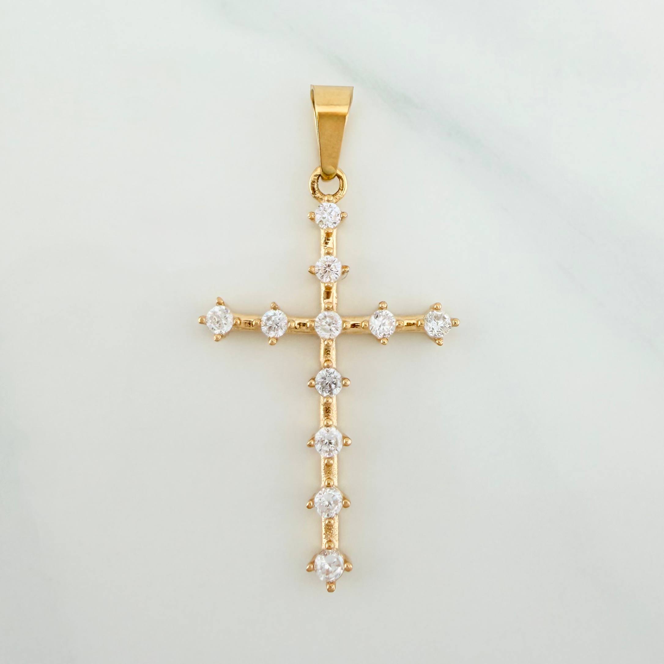 Dije Cruz 2.35 g / 4 cm Oro Amarillo 18K