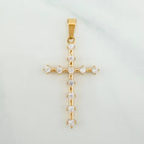 Dije Cruz 2.35 g / 4 cm Oro Amarillo 18K