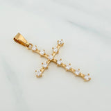Dije Cruz 2.35 g / 4 cm Oro Amarillo 18K