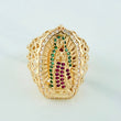 Anillo Virgen Guadalupe 8 g / T12 Oro Amarillo 18K