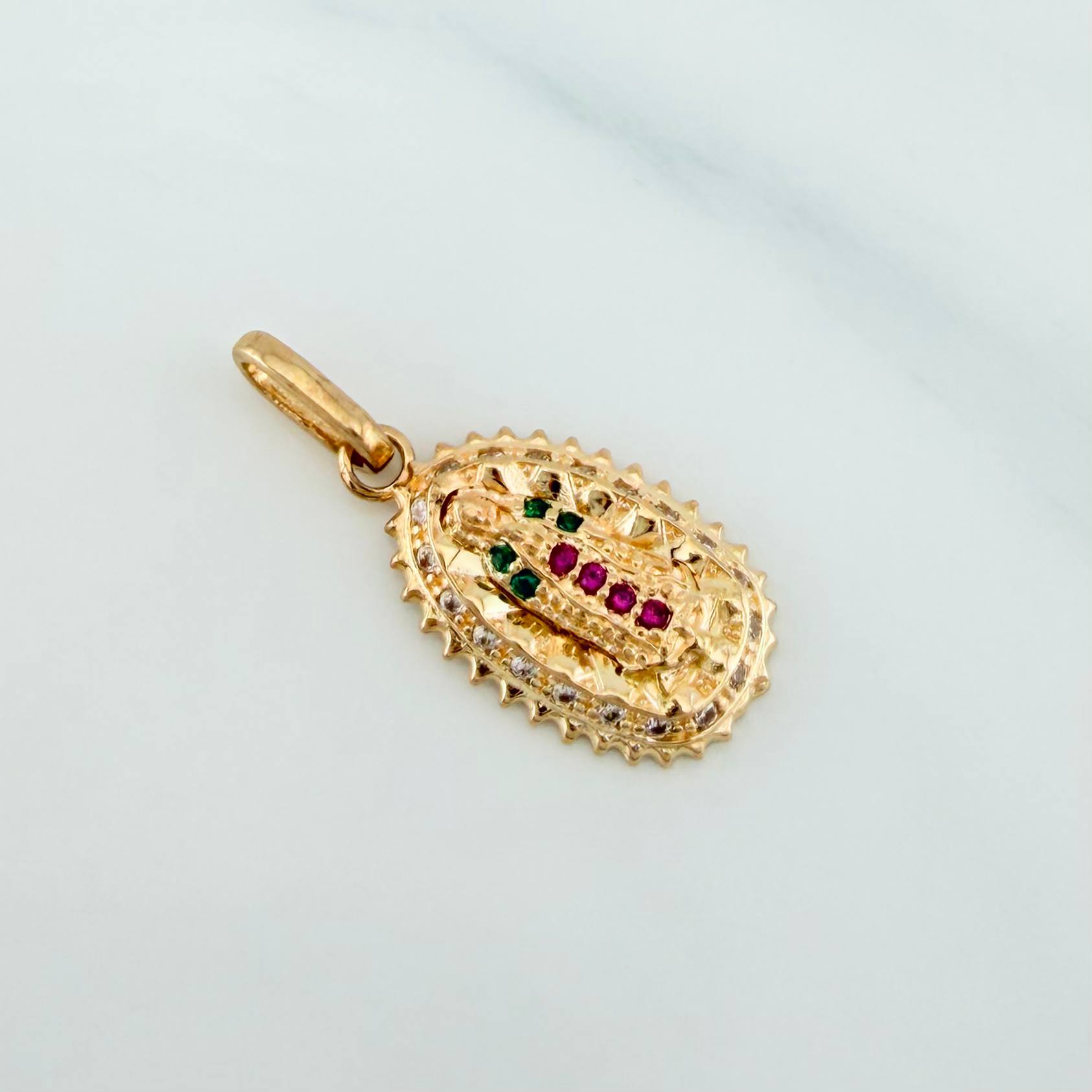Dije Virgen Guadalupe 1.5 g / 2.3 cm Oro Amarillo 18K
