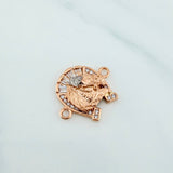 Herraje Herradura Caballo 2.2 g / 1.8 cm Oro Rosa 18K