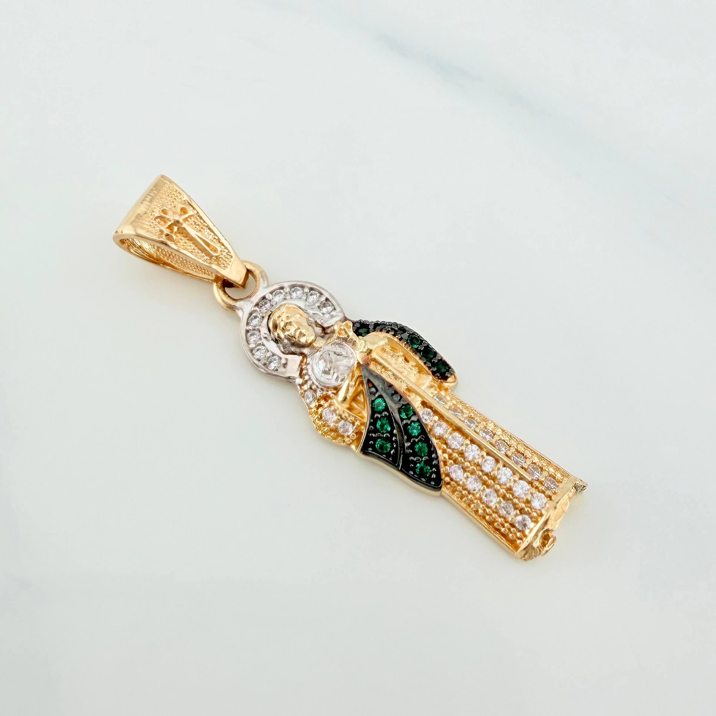 Dije San Judas Tadeo 2.85 g / 3.6 cm Tres Oros 18K