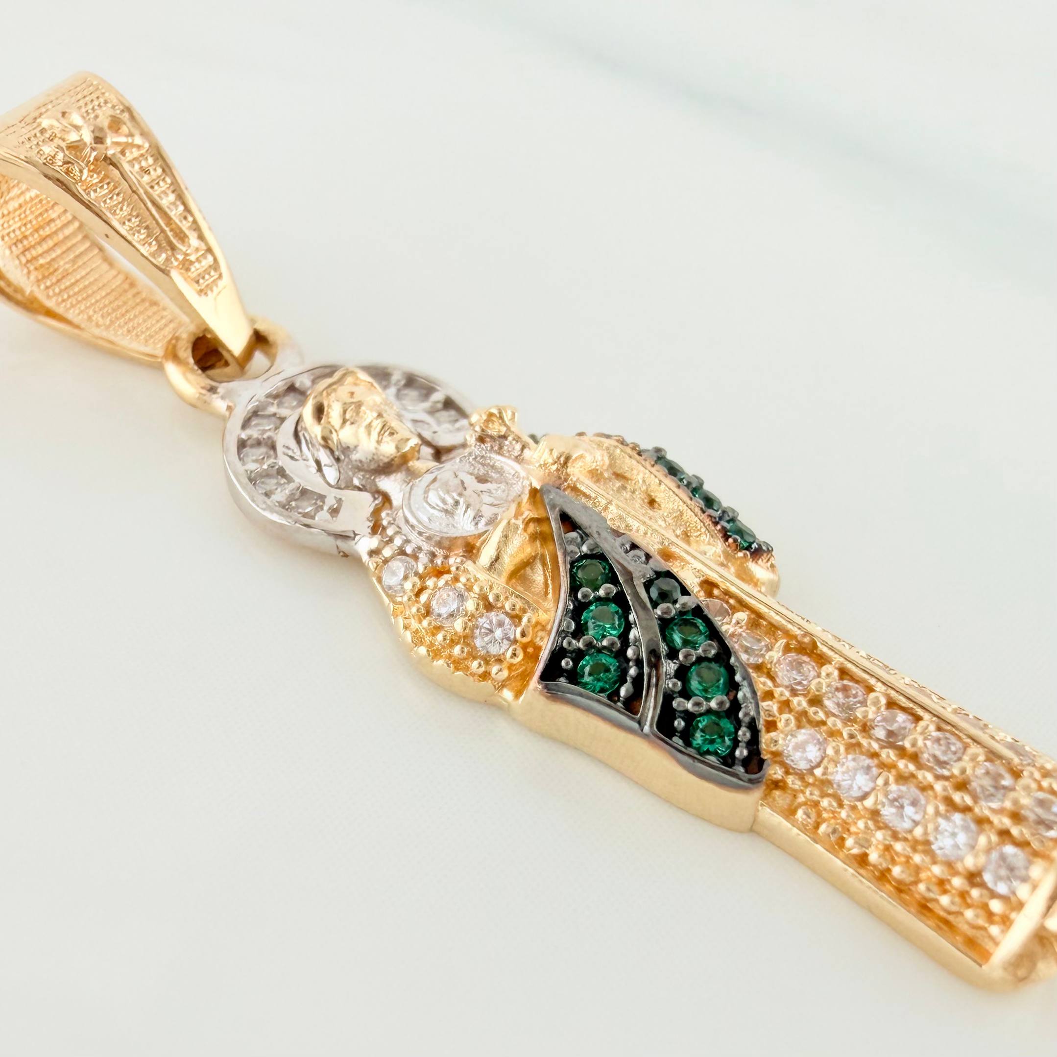 Dije San Judas Tadeo 2.85 g / 3.6 cm Tres Oros 18K