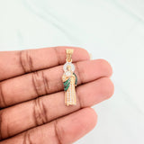 Dije San Judas Tadeo 2.85 g / 3.6 cm Tres Oros 18K