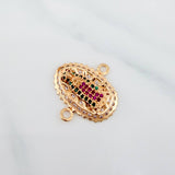 Herraje Virgen Guadalupe 2.95 g / 2 cm Oro Amarillo 18K