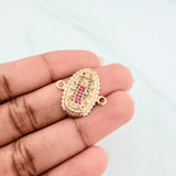Herraje Virgen Guadalupe 1.2 g / 1.5 cm Oro Amarillo 18K