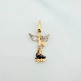 Dije San Miguel Arcangel 0.9 g / 2.3 cm Tres Oros 18K