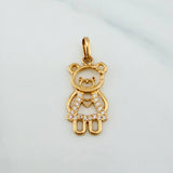 Dije Silueta Oso 1.3 g / 2.5 cm Oro Amarillo 18K