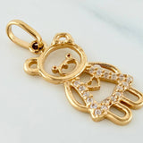 Dije Silueta Oso 1.3 g / 2.5 cm Oro Amarillo 18K