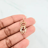 Dije Silueta Oso 1.3 g / 2.5 cm Oro Amarillo 18K