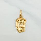 Dije Rostro Cristo 0.85 g / 2.2 cm Oro Amarillo 18K