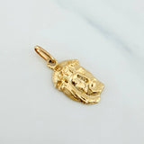 Dije Rostro Cristo 0.85 g / 2.2 cm Oro Amarillo 18K