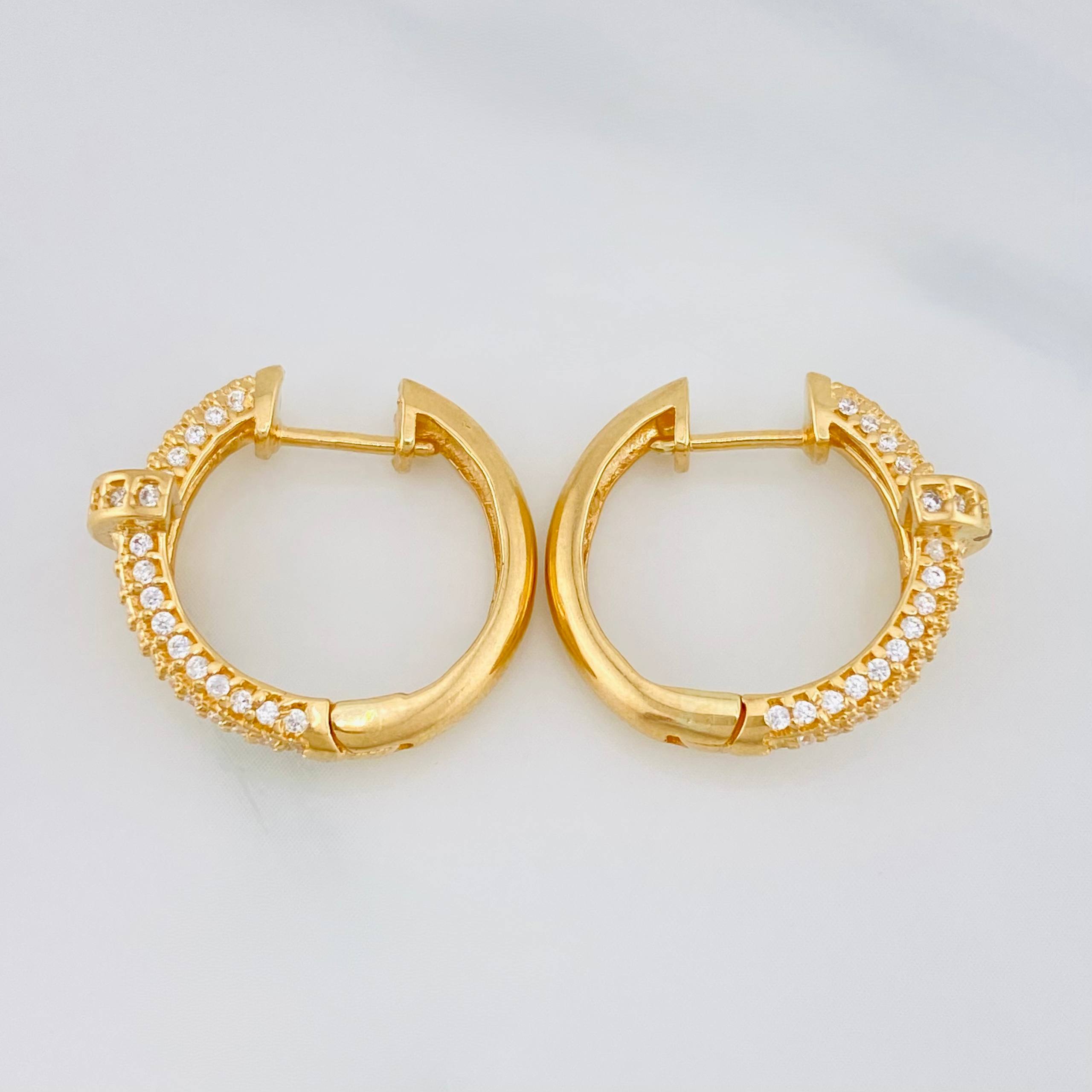 Candongas Clavo 5.7 g / 1.8 cm Oro Amarillo 18K