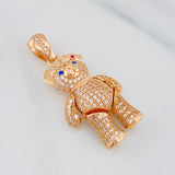 Dije Oso Articulado 8.4 g / 4 cm Oro Rosa 18K